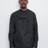Heavy Organic Cotton Poplin Shirt Black J21DL0032