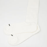 Ribbed Organic Cotton Socks White JPUU766020