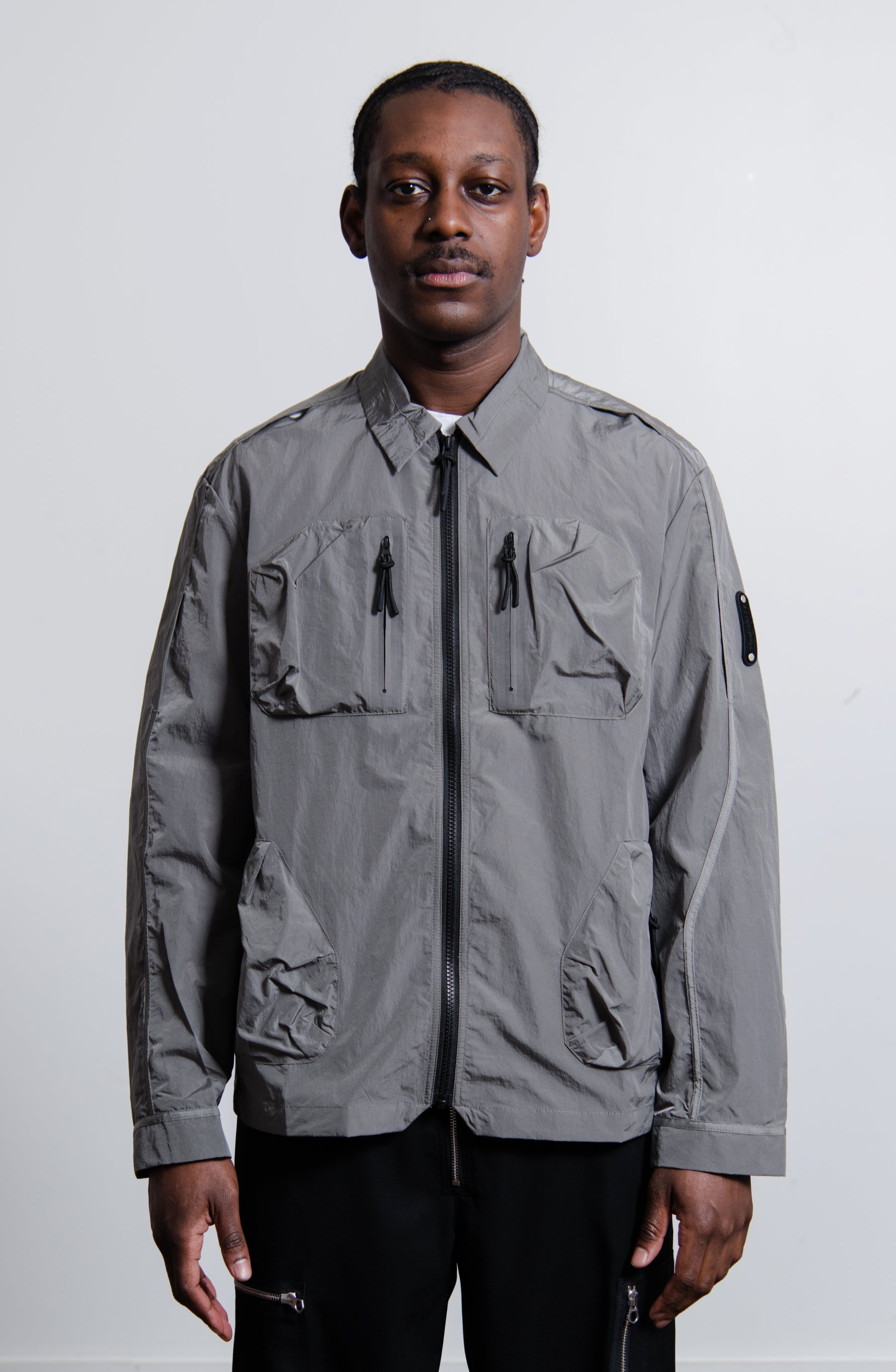 Trellick Overshirt Mid Grey