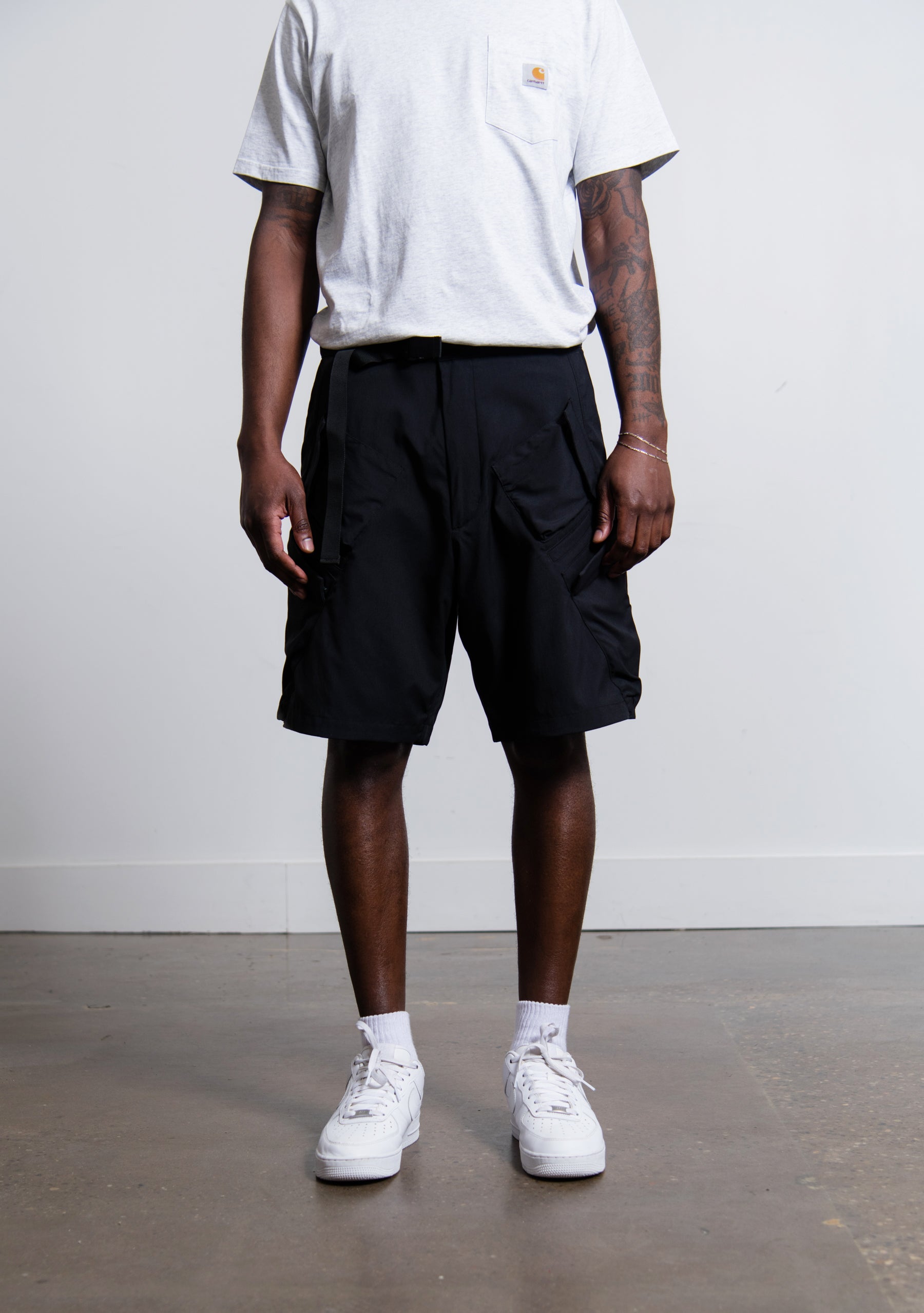 SP29-M Cargo Short Black