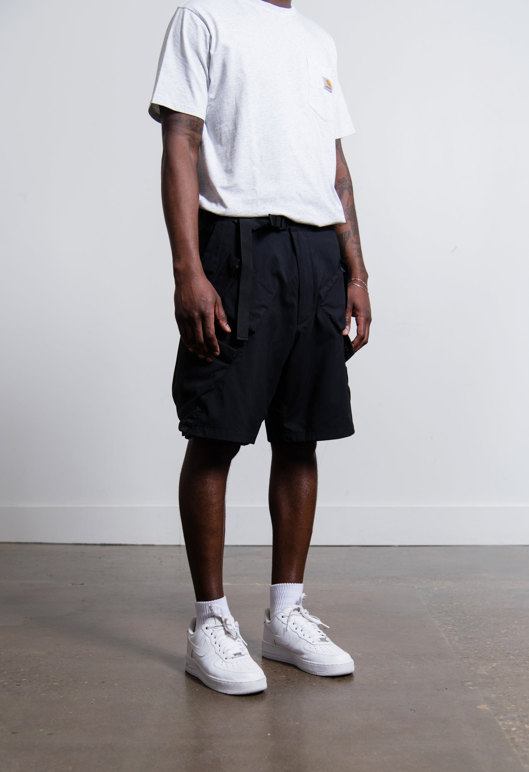SP29-M Cargo Short Black