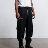 Fine Dry Wool Zip Trouser Black JSMU310931