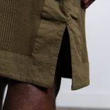 Waffle Stripe Short Medium Green JPUU707501