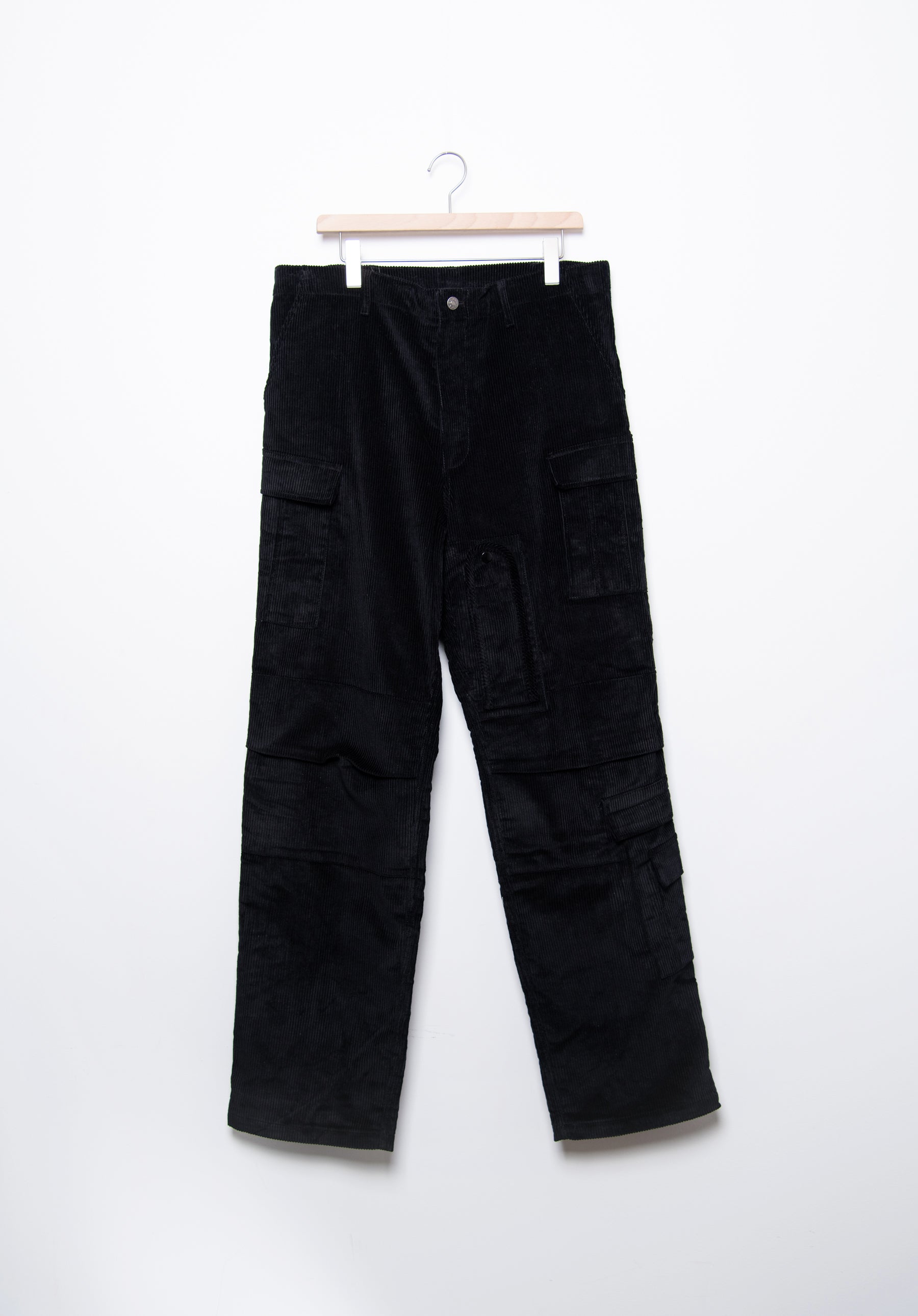 Corduroy Cargo Pant Black