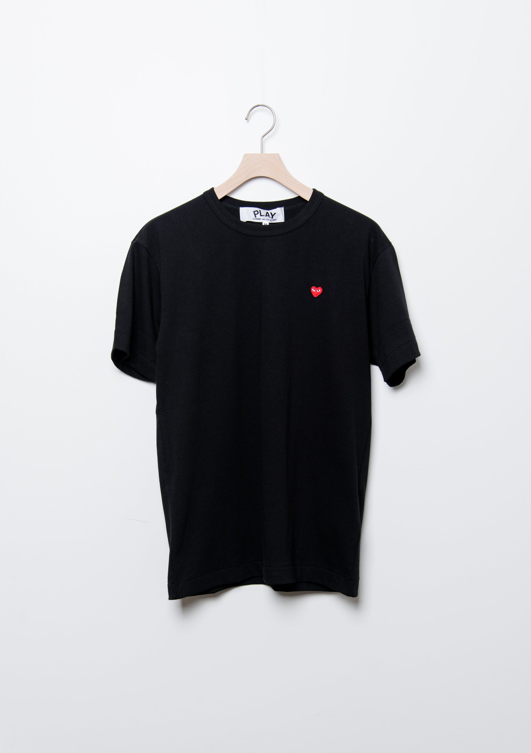 Short Sleeve Mini Emblem Tee Black/Red T200/T304