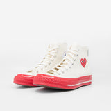 PLAY Red Sole Chuck Taylor High Off-White K124-001-2