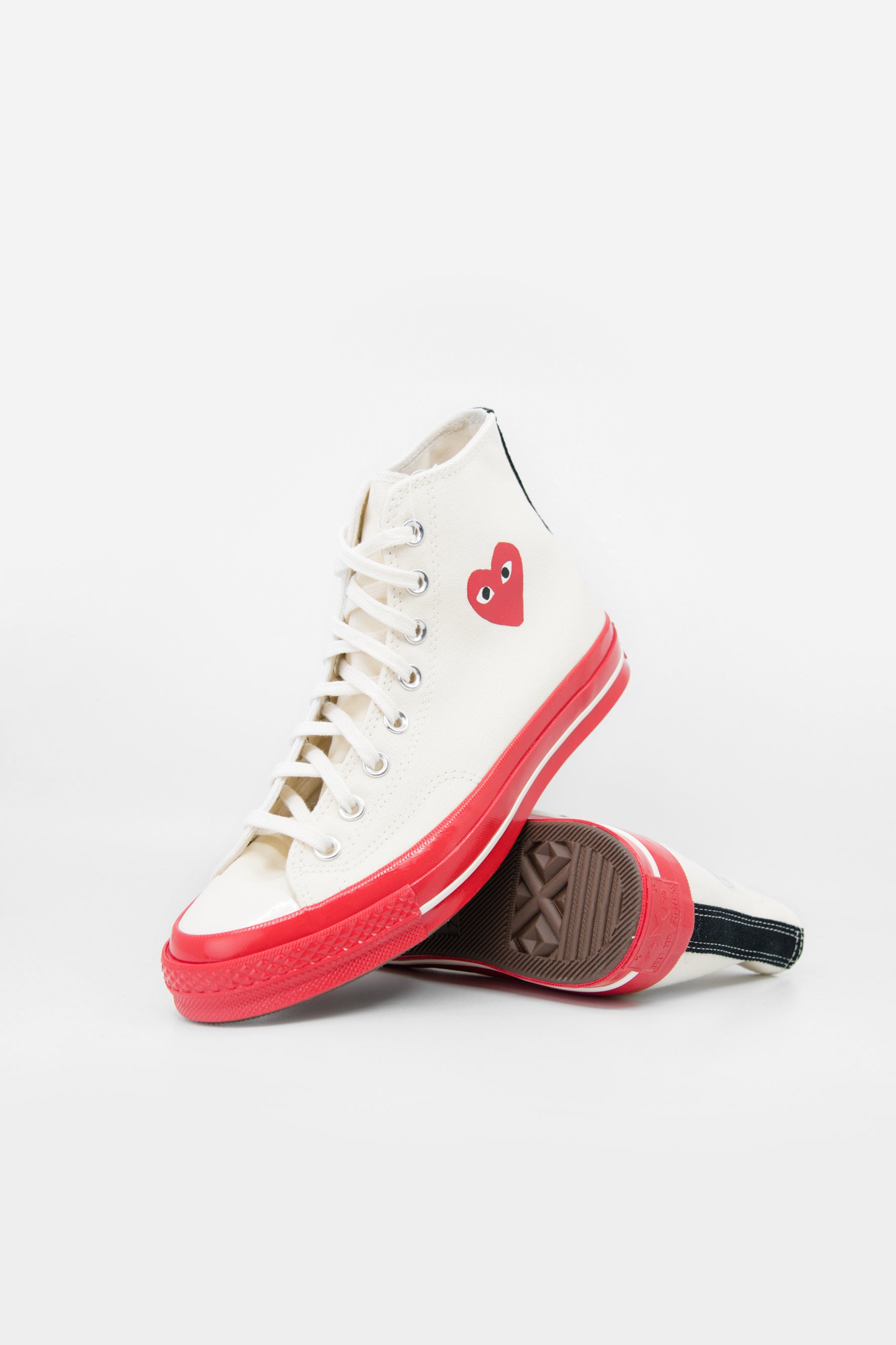 PLAY Red Sole Chuck Taylor High Off-White K124-001-2