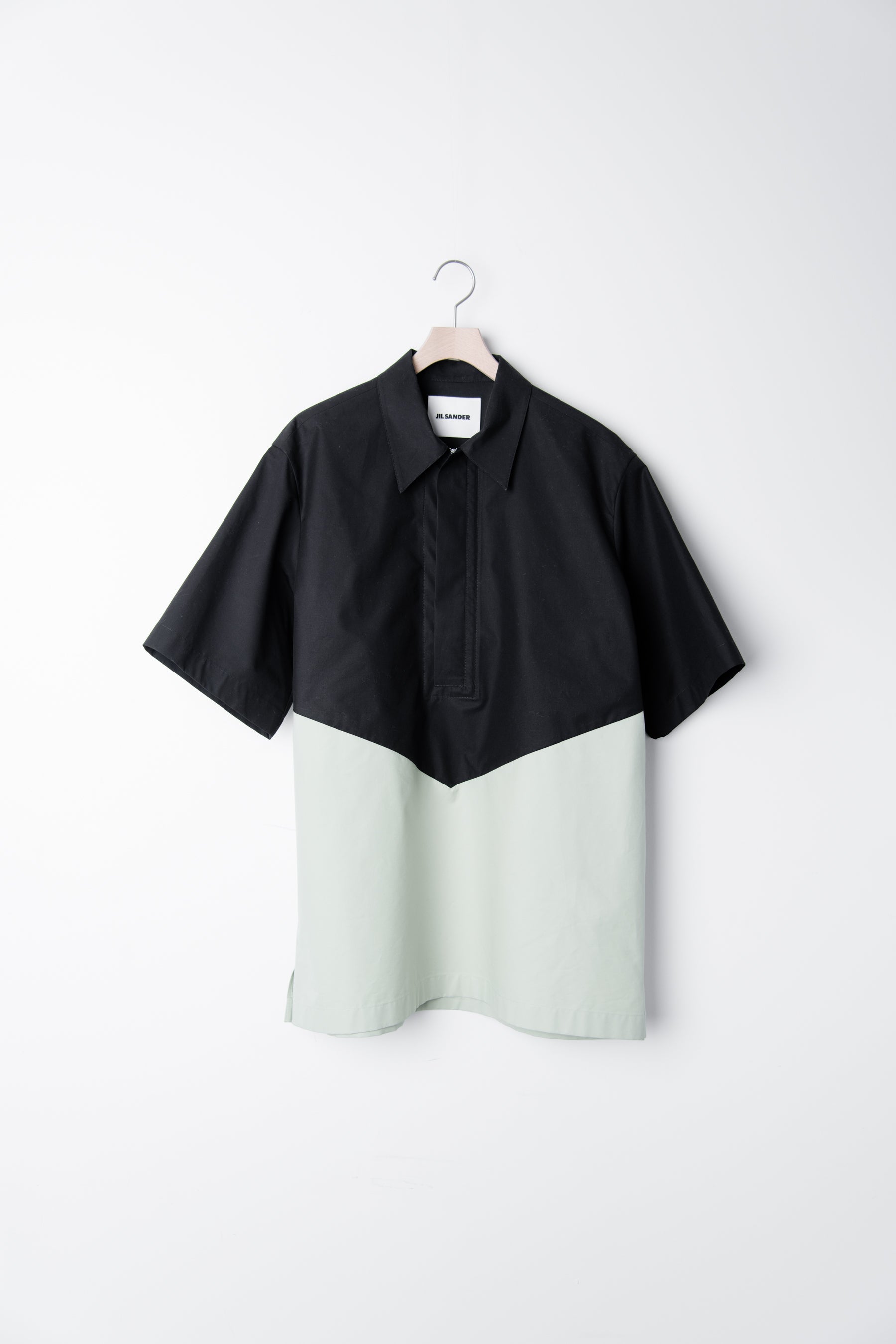 Cotton Canvas Shirt Black/Pastel Green JSMU601331 – NOMAD