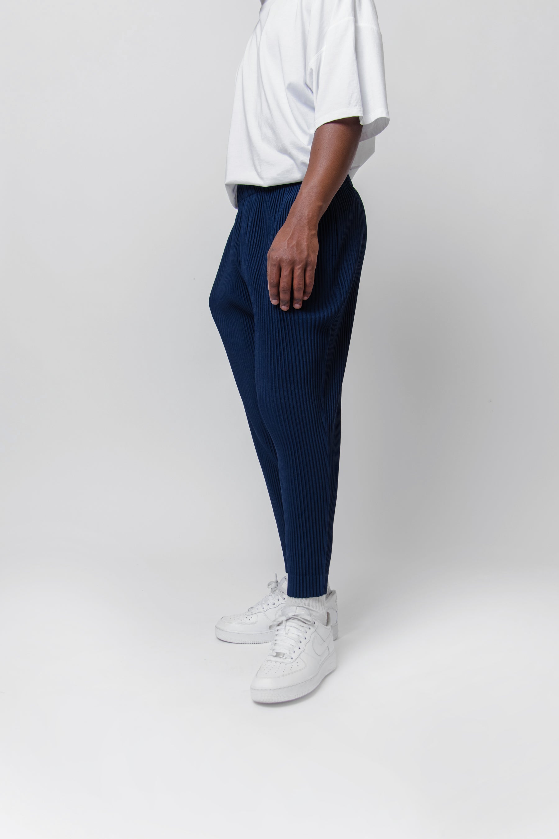 MC December Pleated Trouser Nocturne Navy JF129-77