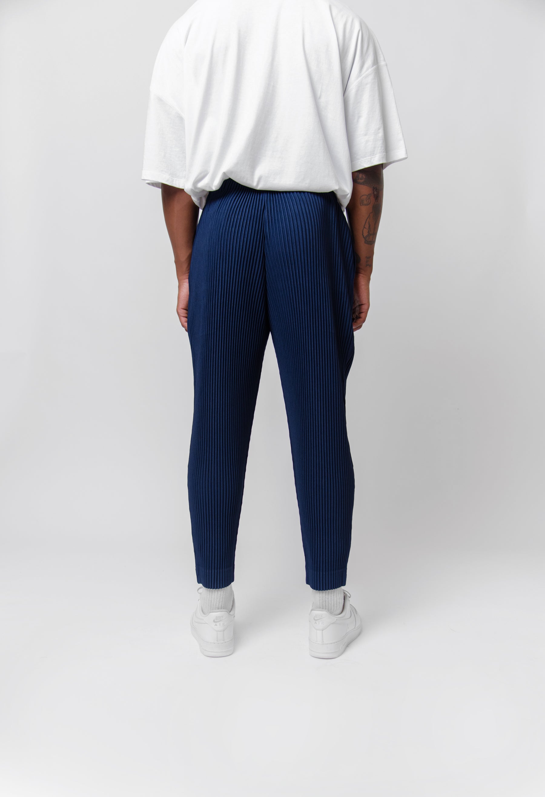 MC December Pleated Trouser Nocturne Navy JF129-77