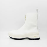 Boston Zip Boot Off-White