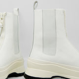 Boston Zip Boot Off-White