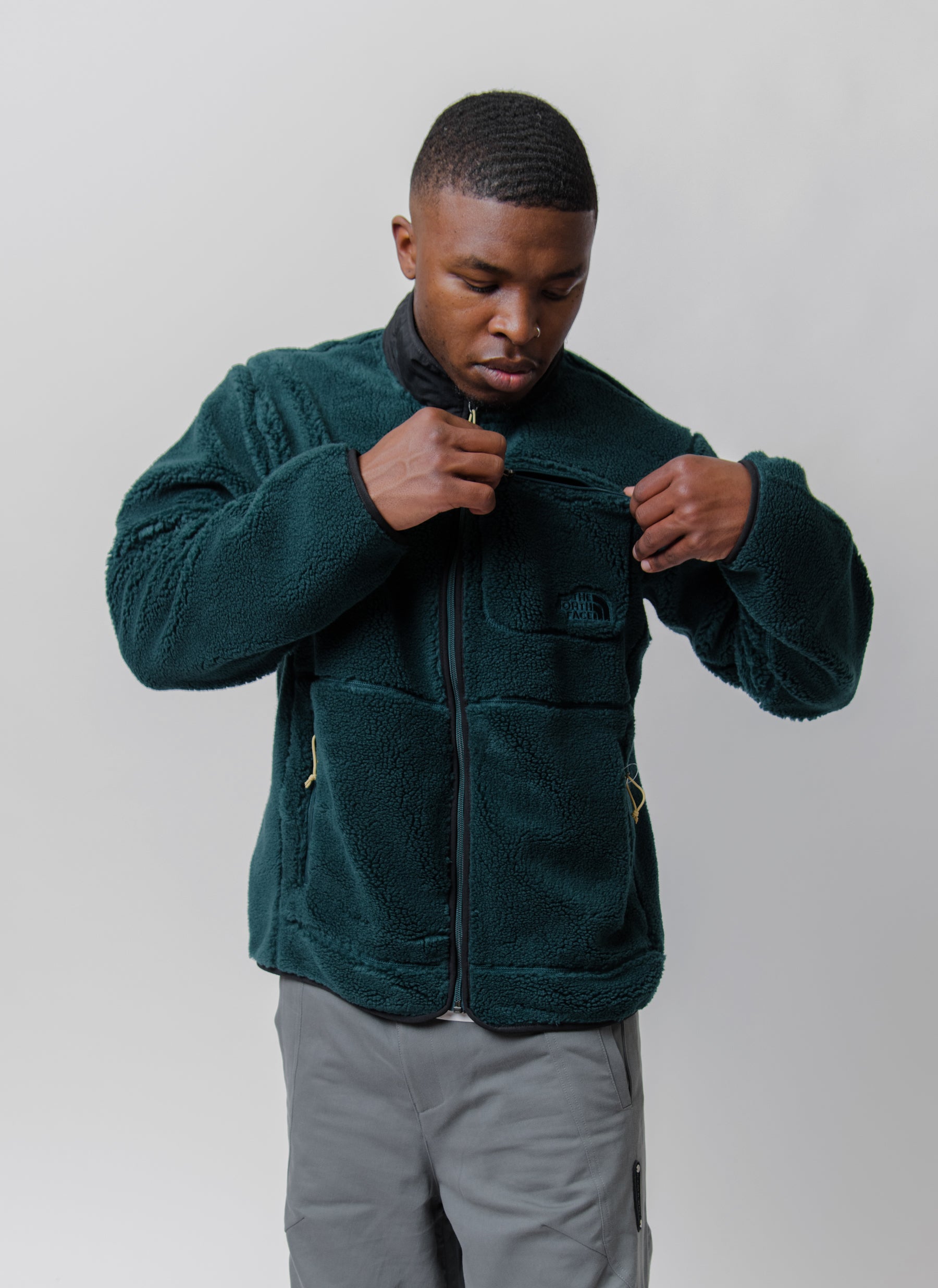 Extreme Pile Full Zip Jacket Ponderosa Green 7URLD7V1