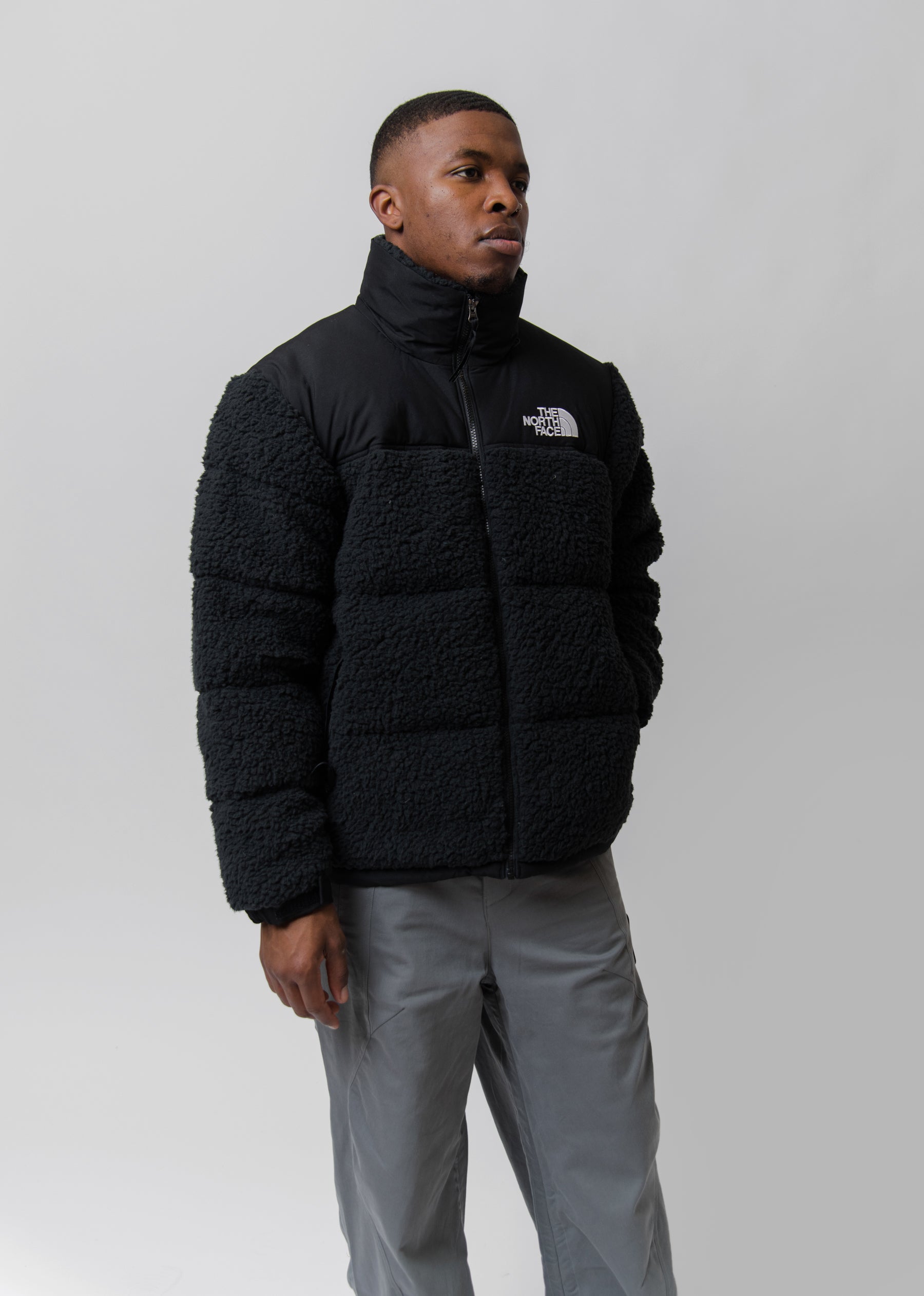 High Pile Nuptse Jacket Black 5A84JK31