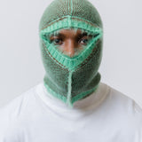 Reversible Brushed Mask Mint/Brown