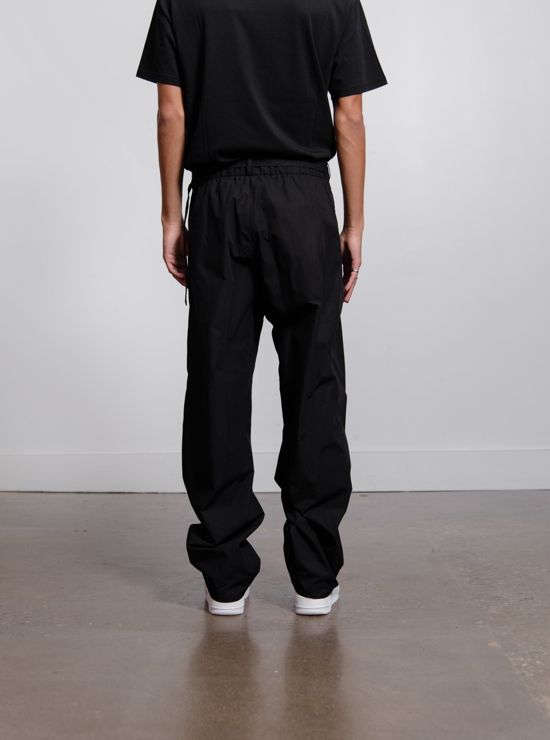 Single Pleat Trouser Black TRS08