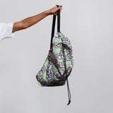 Kaws CDG Logo Print Bag Green K201