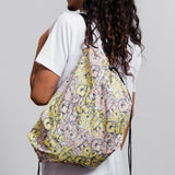 Kaws CDG Logo Print Bag Yellow K201