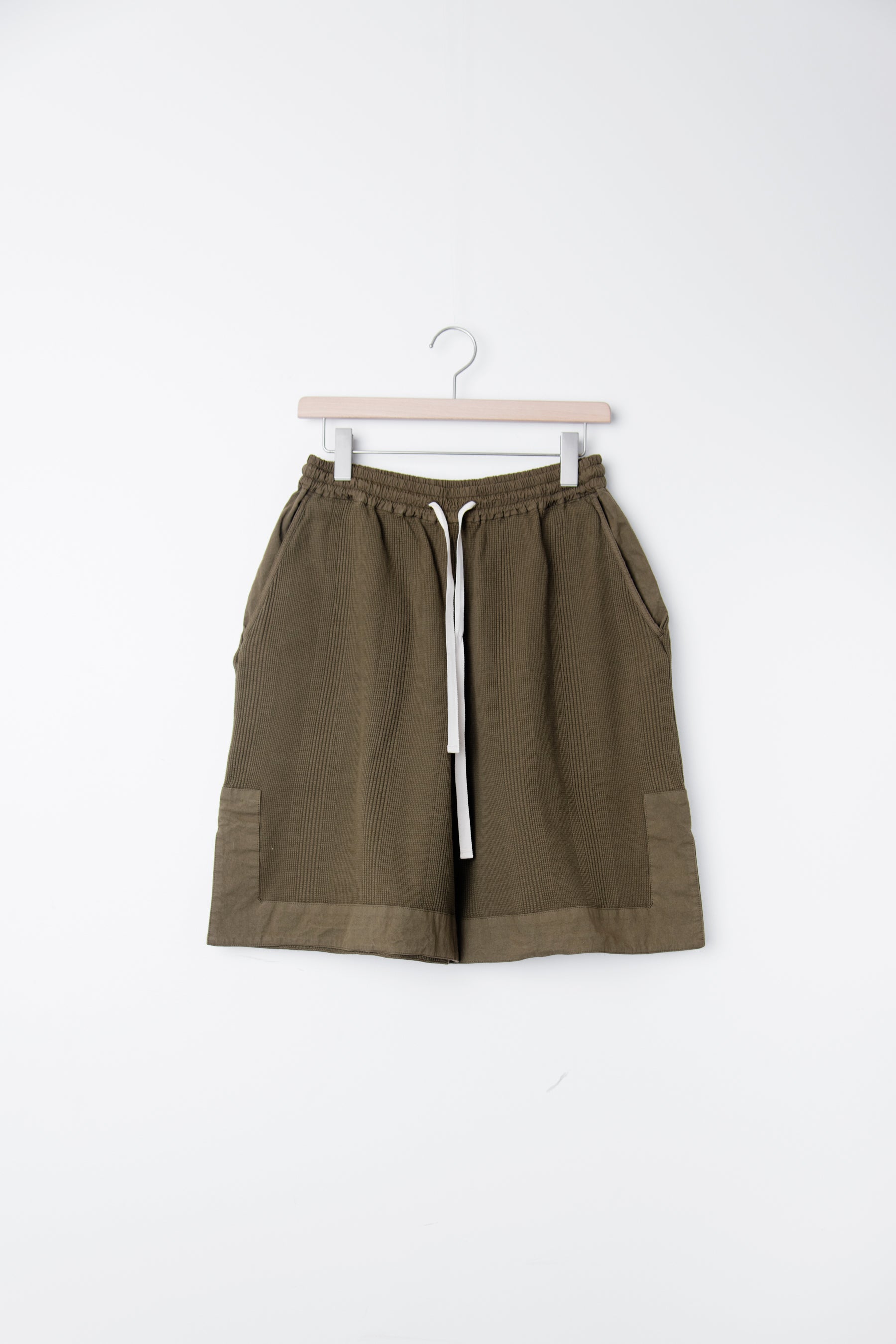 Waffle Stripe Short Medium Green JPUU707501