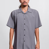 Fine Wool Canvas Shirt Lilac Grey JSMT600833