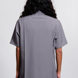 Fine Wool Canvas Shirt Lilac Grey JSMT600833