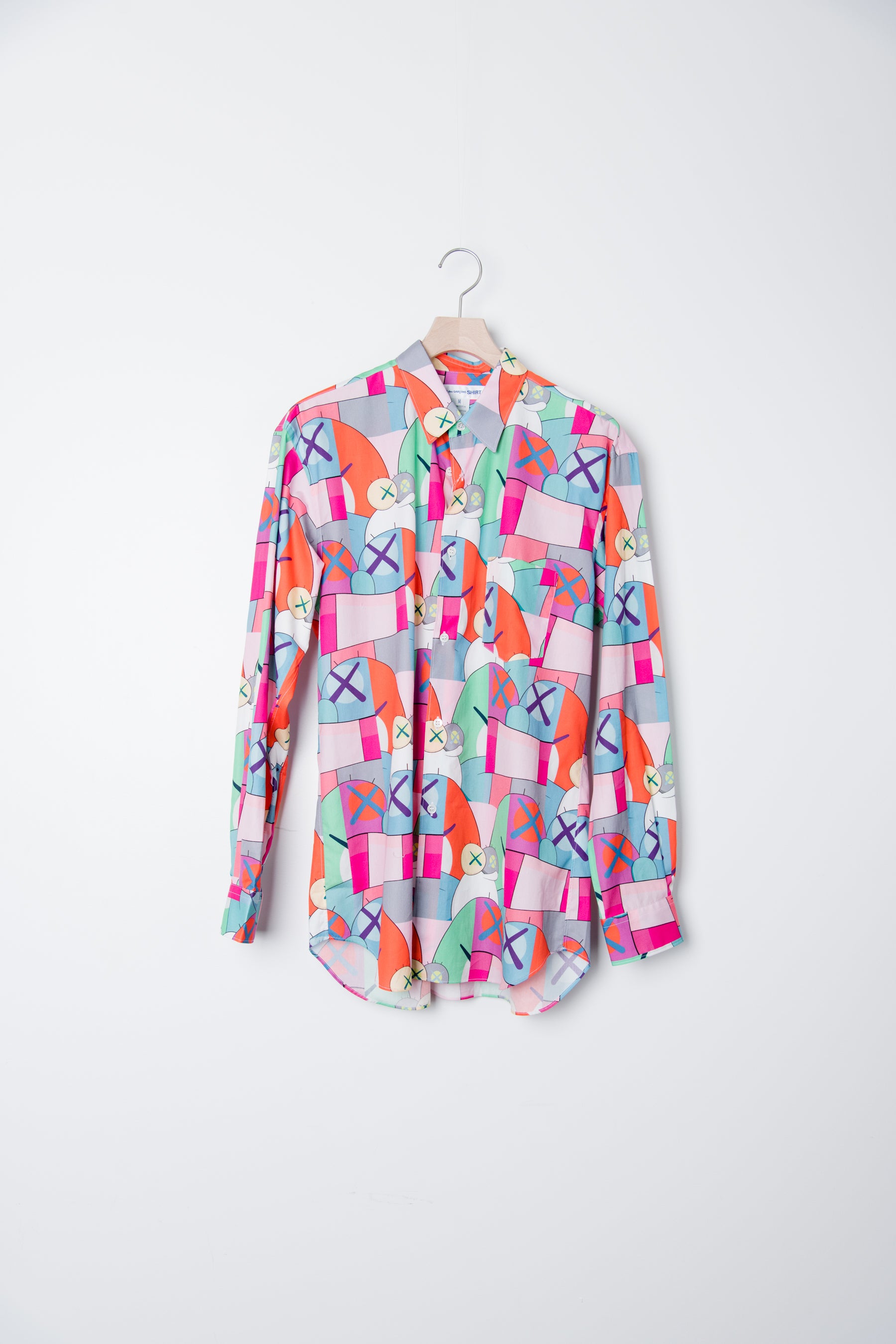Kaws Eyes Allover Print Shirt Multicolour B019