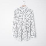 Kaws Allover Companion Print Shirt White/Black B025
