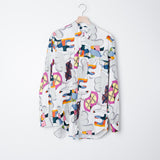 Kaws Hands Allover Print Shirt Multicolour B021