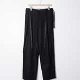 Single Pleat Trouser Black TRS08