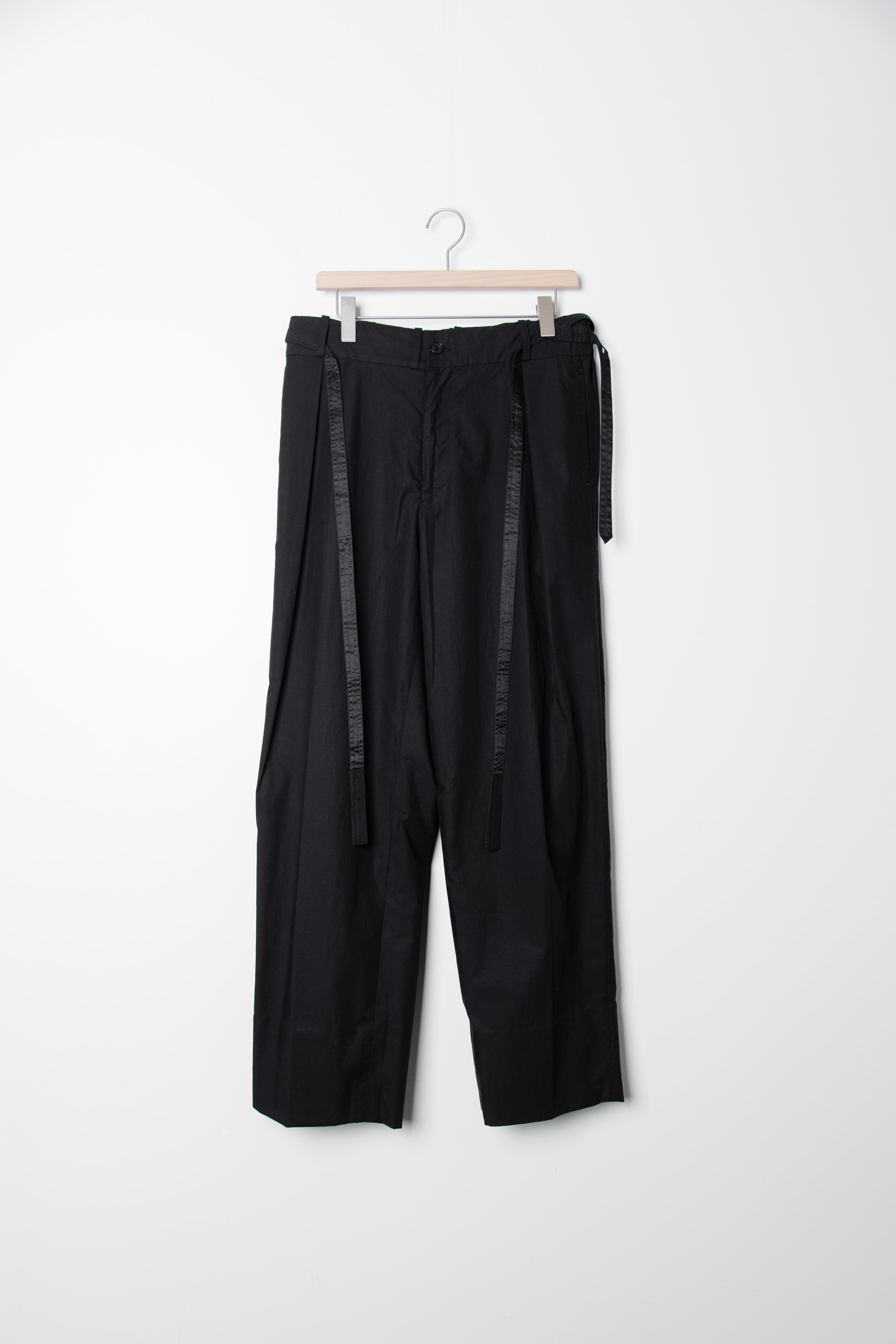Single Pleat Trouser Black TRS08