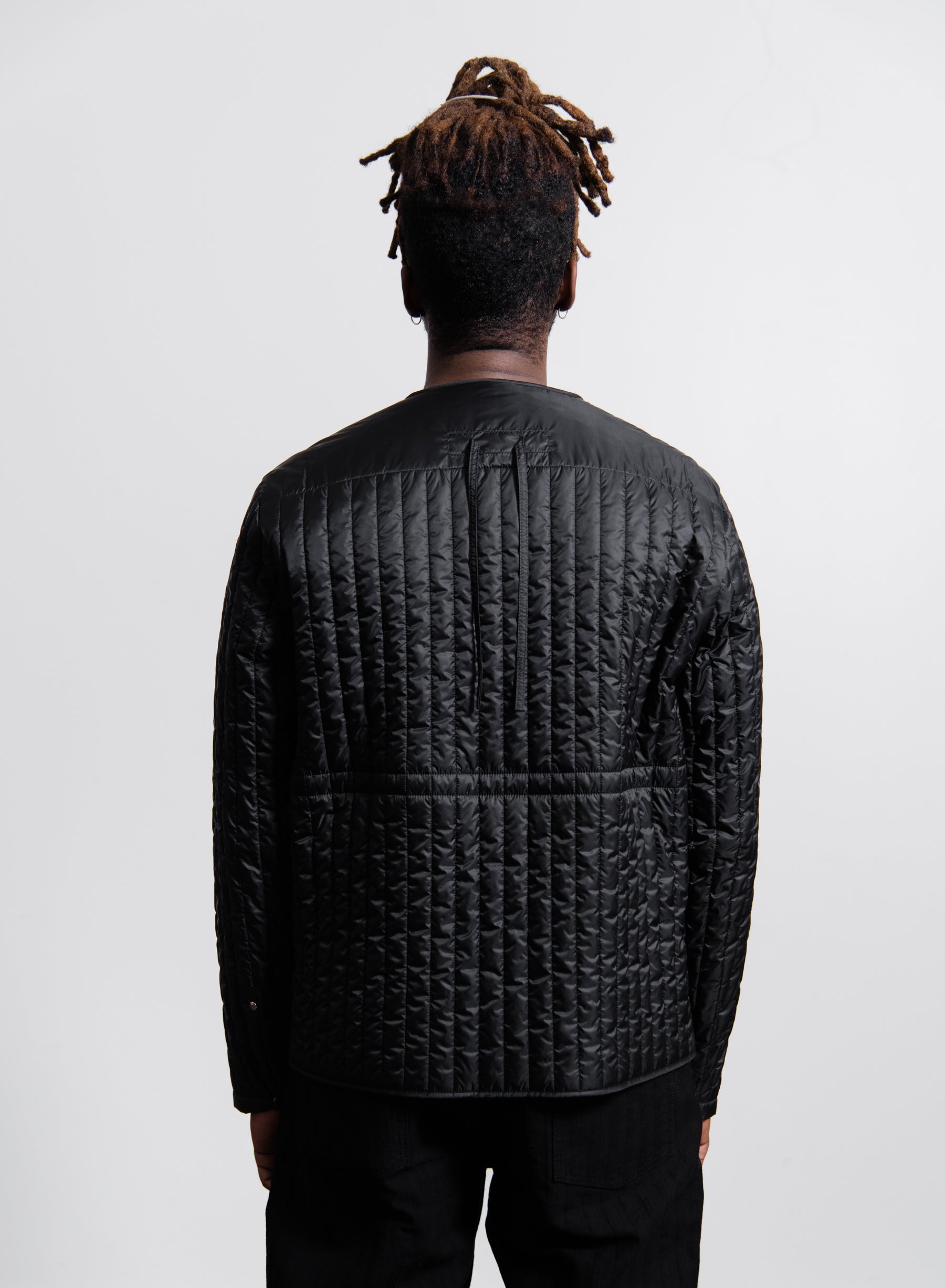 Quilted Liner Jacket Black