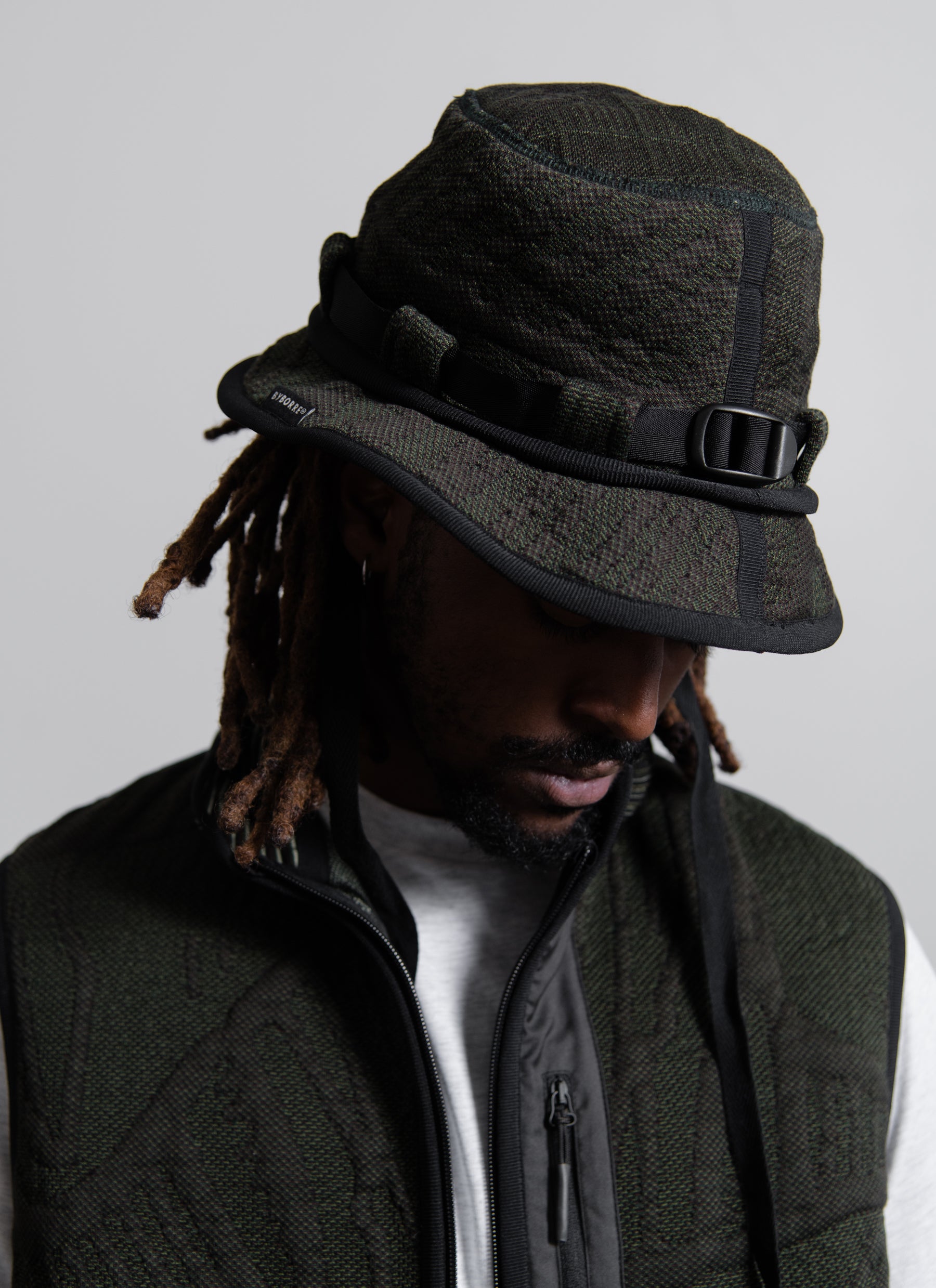 Knit Bucket Hat Wet Moss