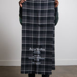 Narrow Check Scarf Black/Grey SCAR000109