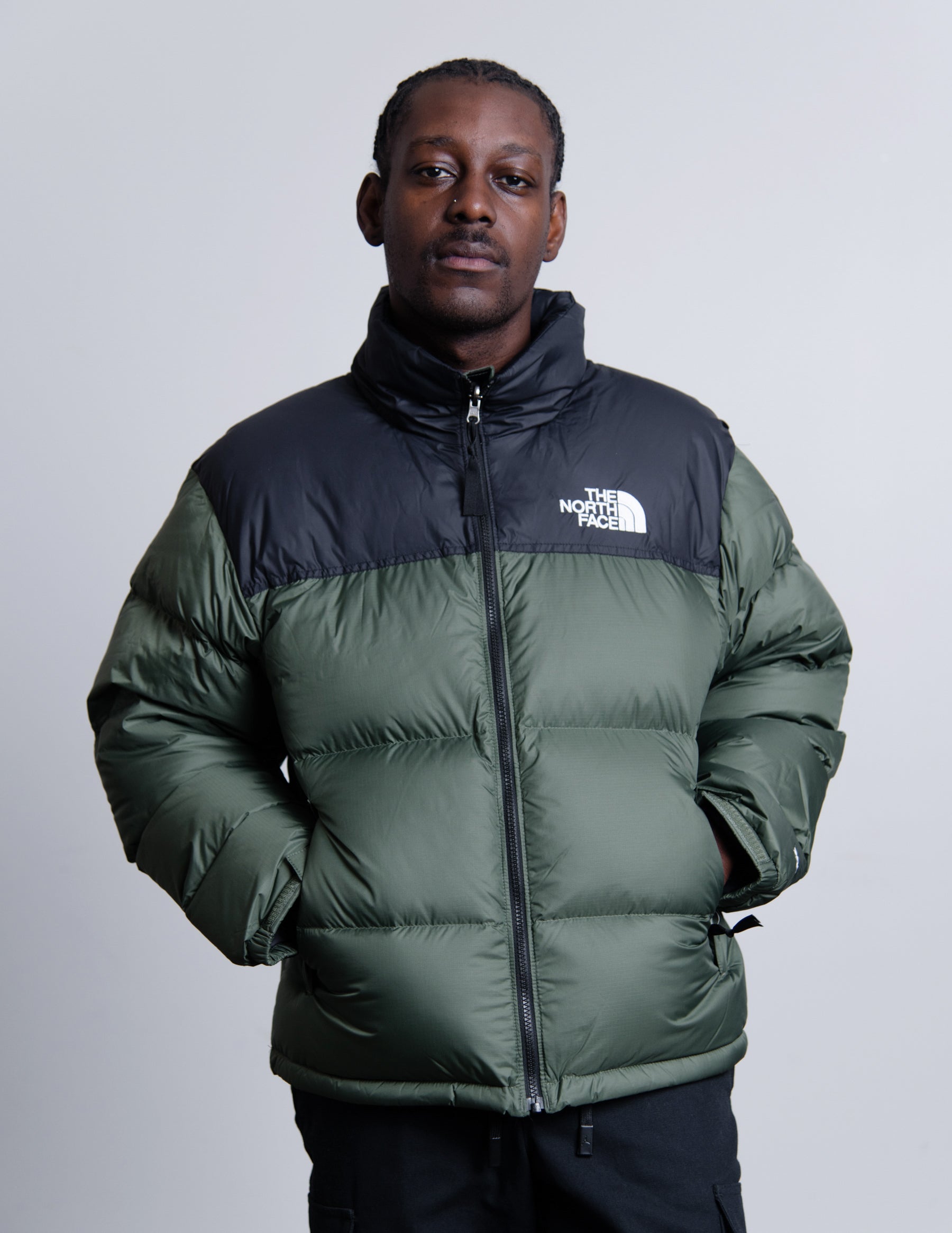 1996 Retro Nuptse Jacket Thyme 3C8DNYC