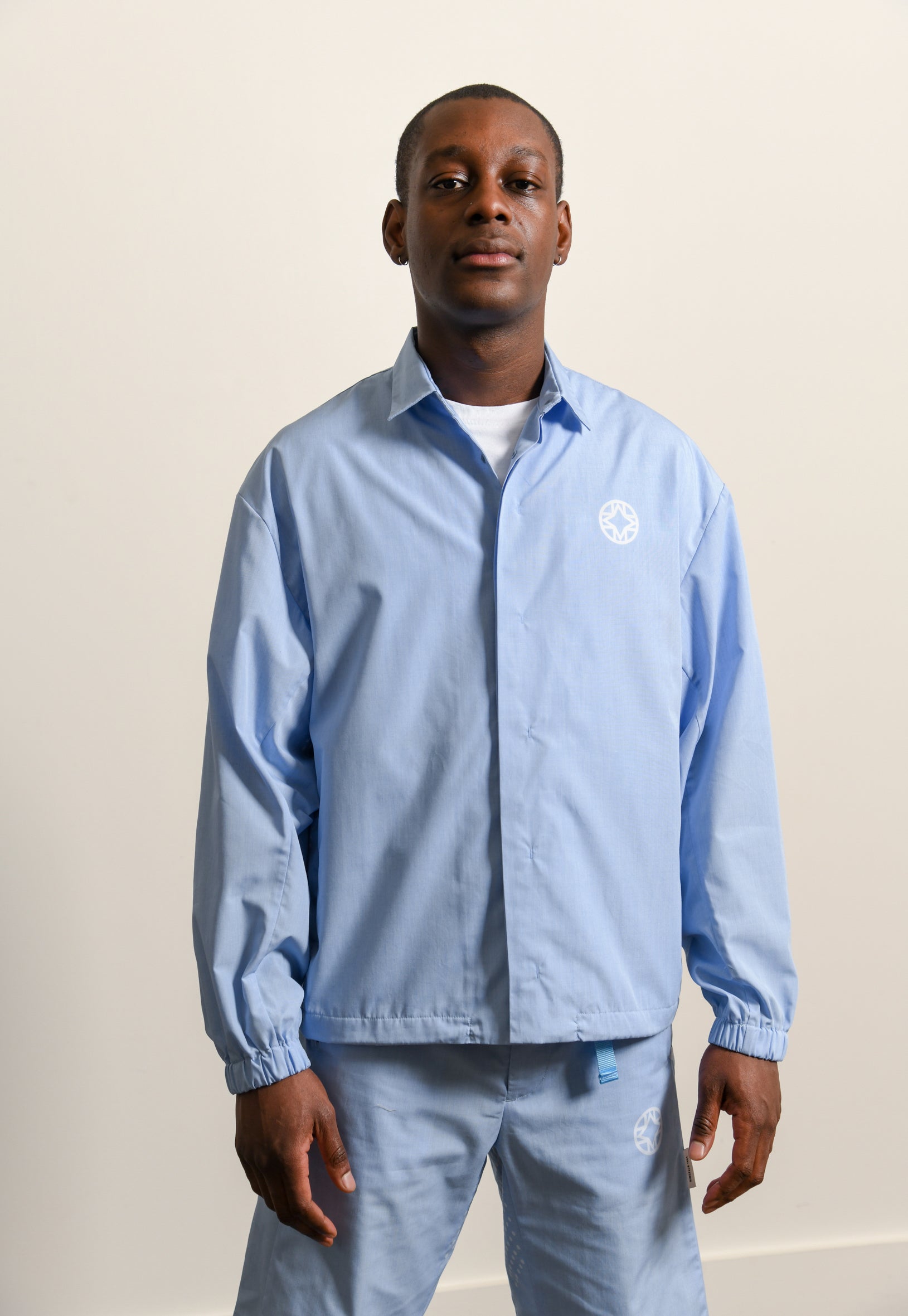Ventilation Chambray Shirt Light Blue