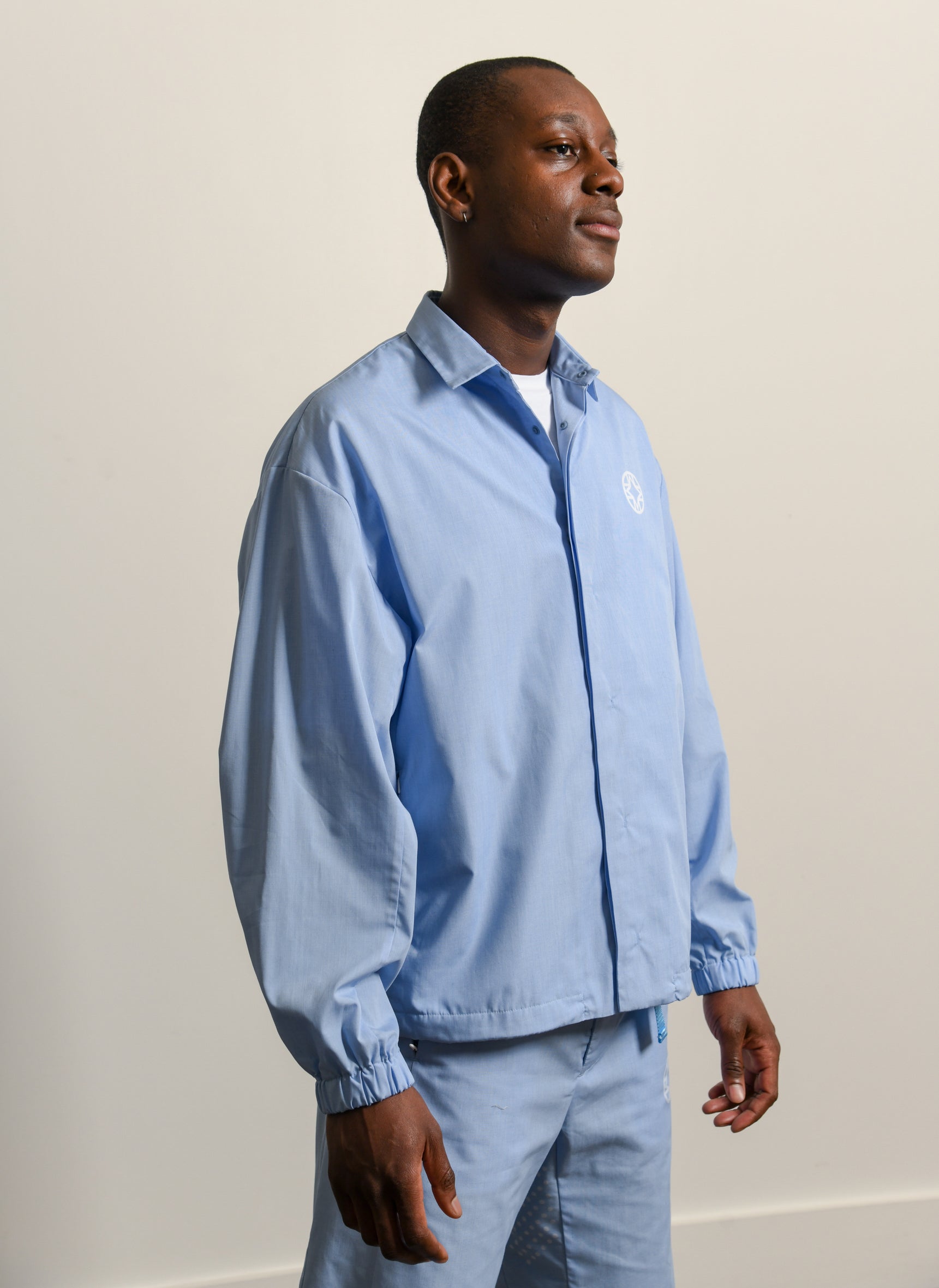 Ventilation Chambray Shirt Light Blue