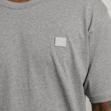 Face Logo Tee Light Grey Melange 25E173