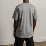 Face Logo Tee Light Grey Melange 25E173