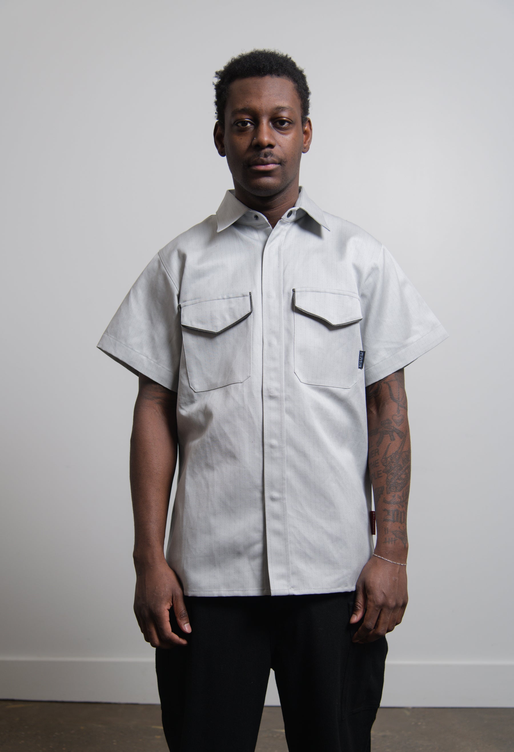 Richter SN Short Sleeve Shirt Cold Grey