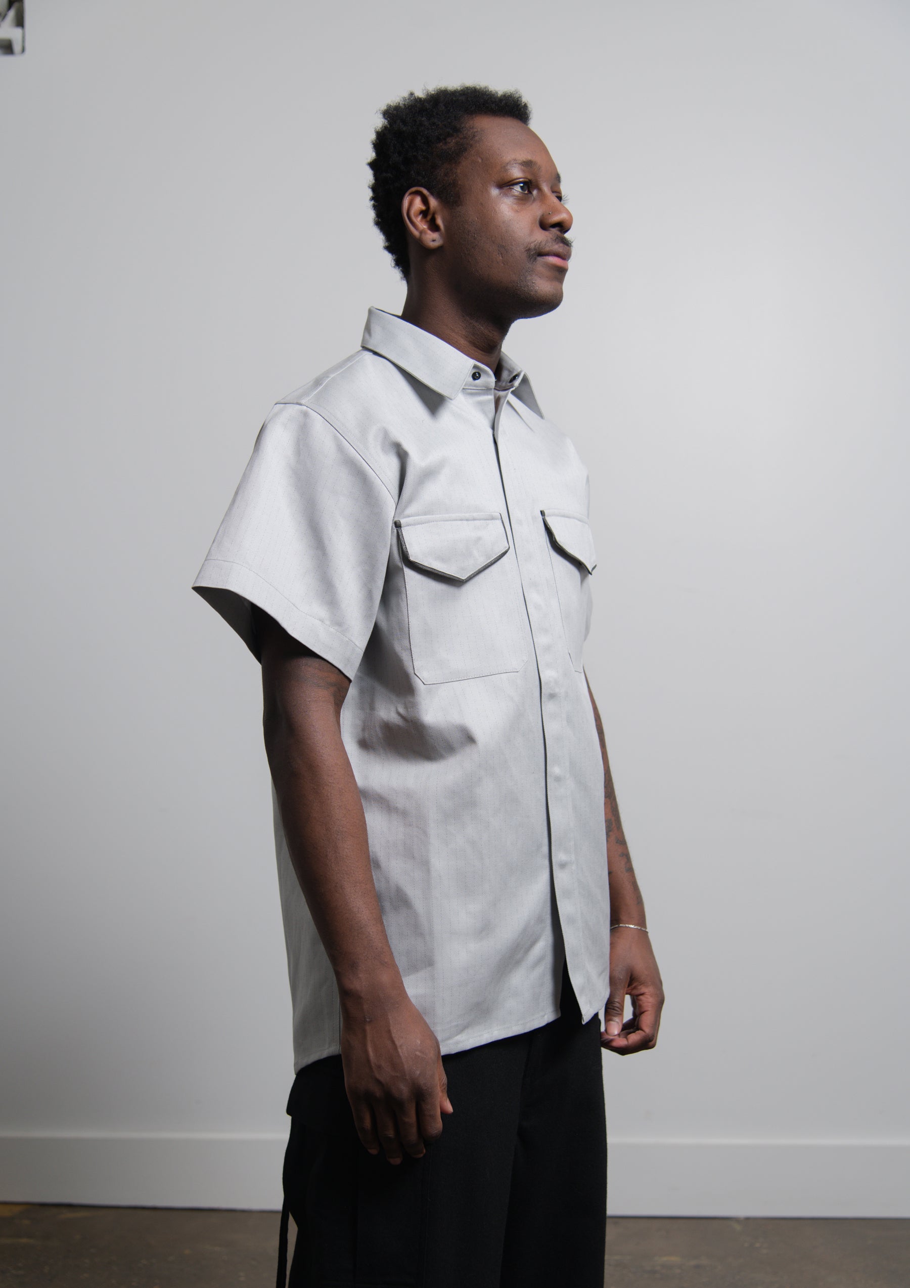 Richter SN Short Sleeve Shirt Cold Grey