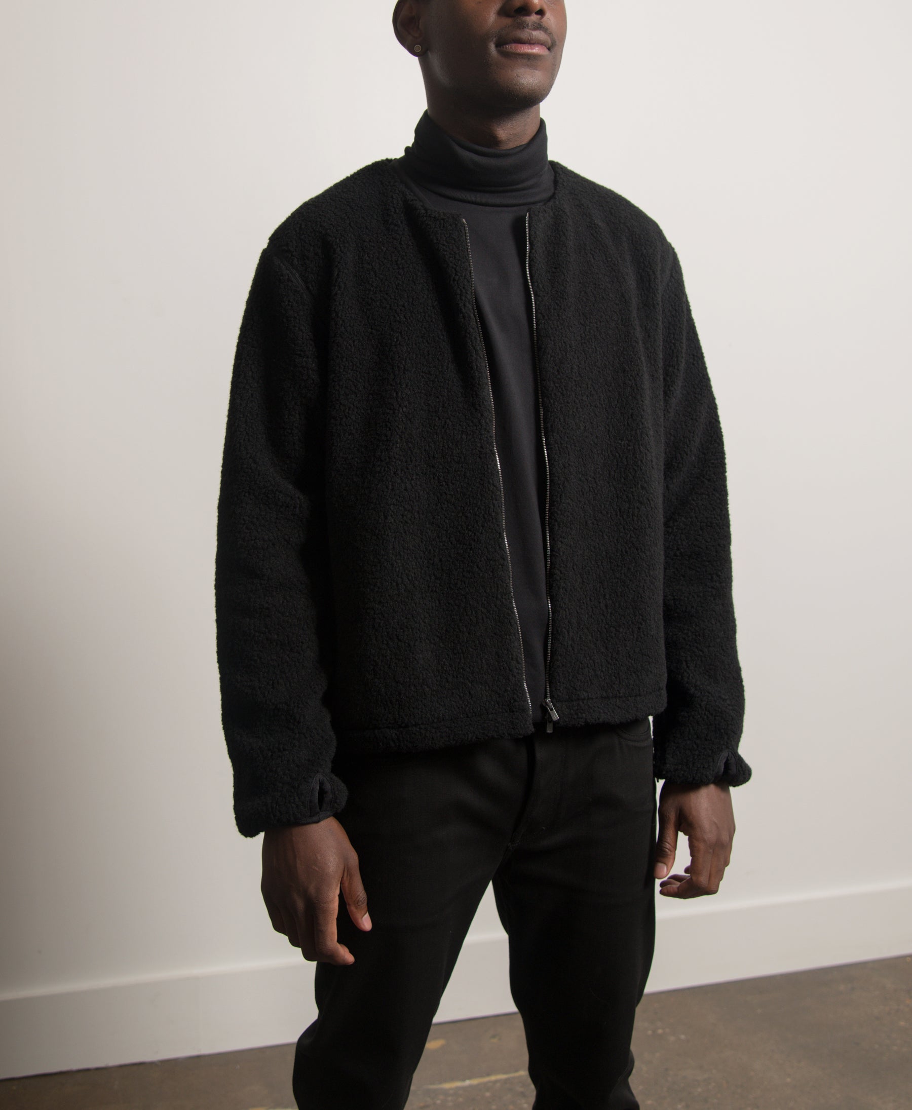 Ventilation Fleece Jacket Black