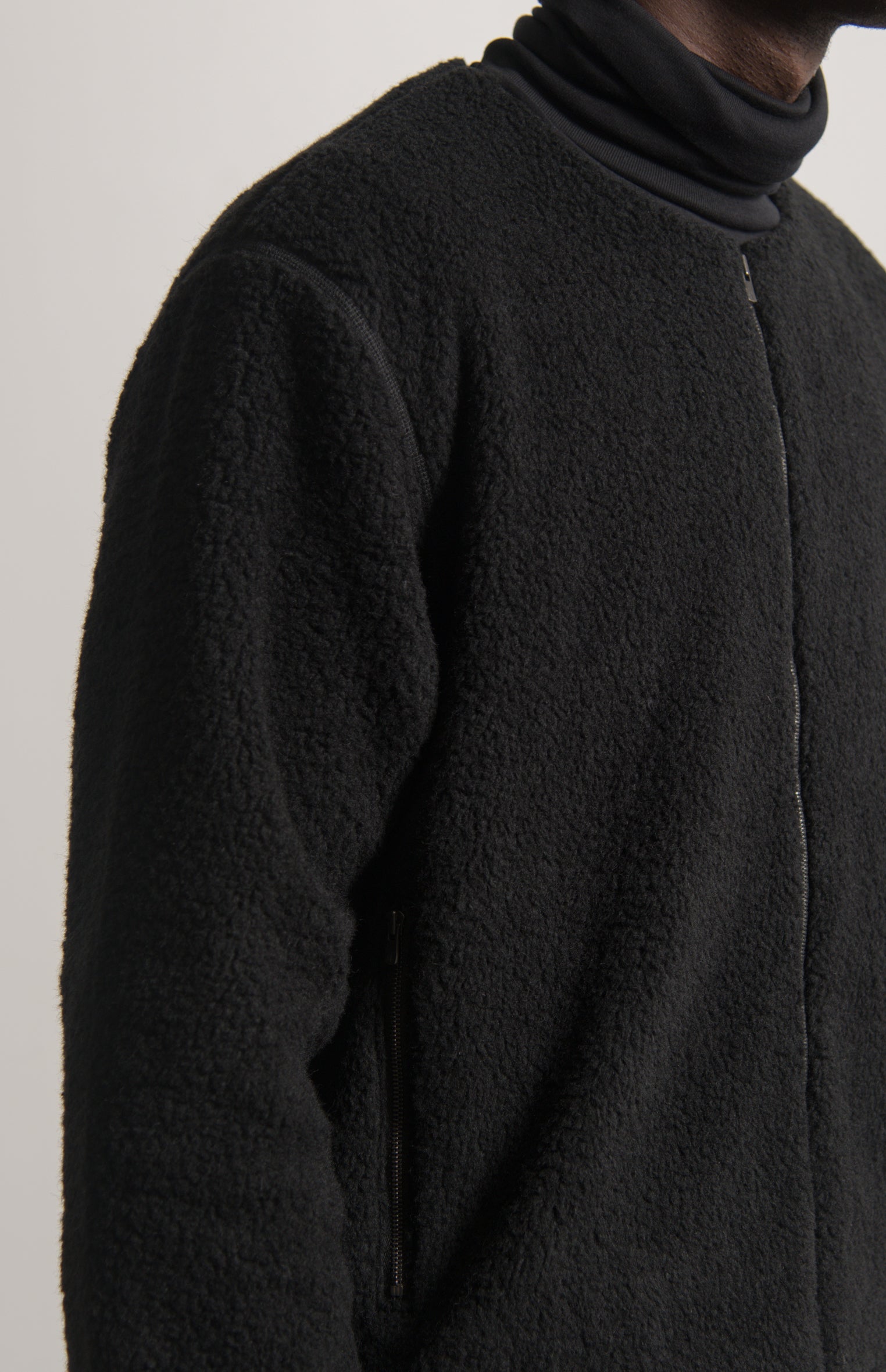 Ventilation Fleece Jacket Black