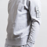 Essential Crewneck Sweater Grey Melange