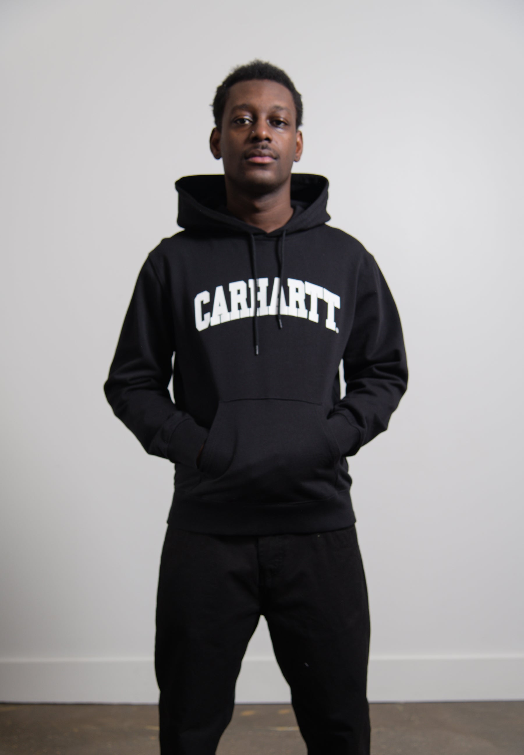 University Hoodie Black/White