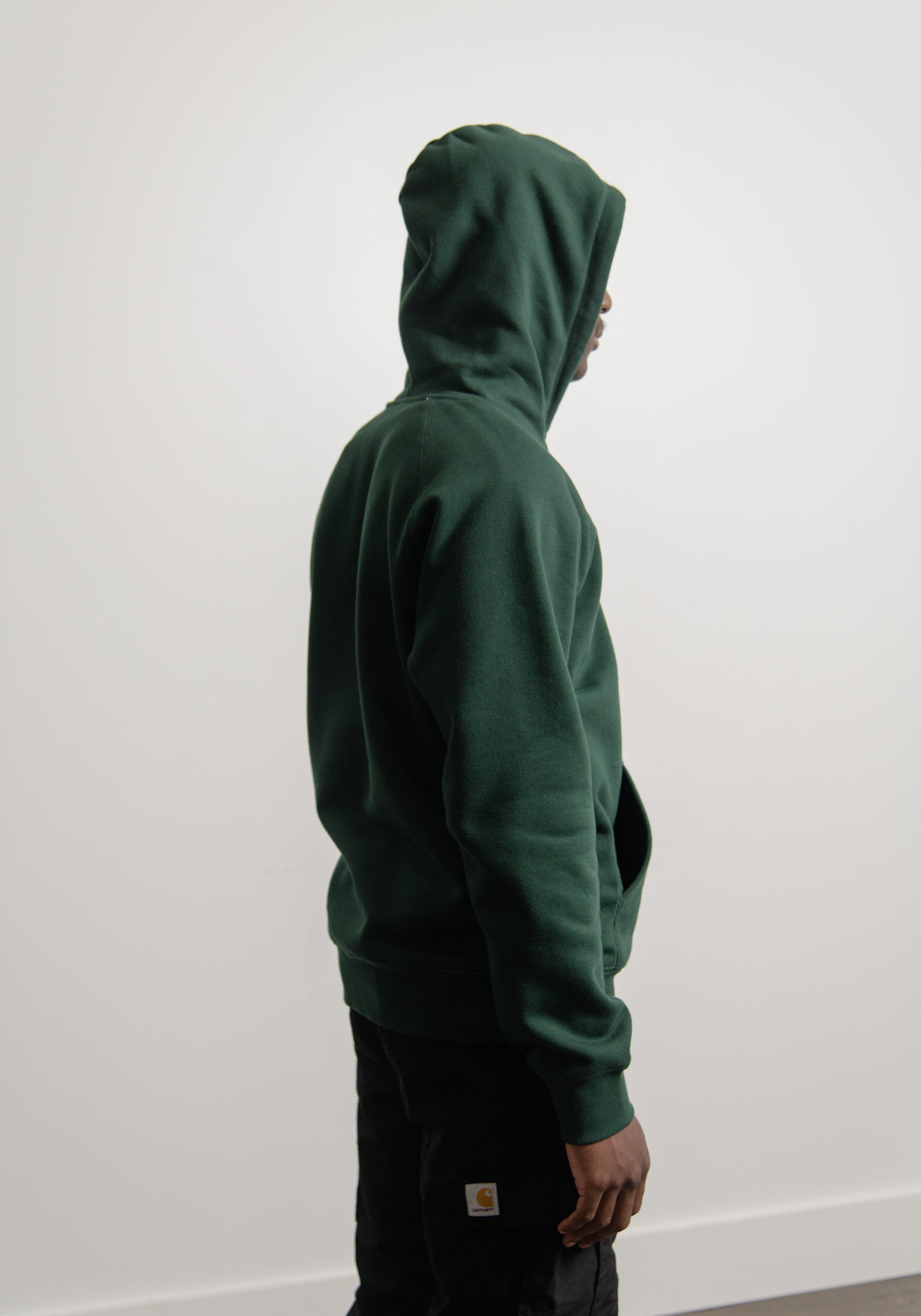 Chase Hoodie Bottle Green/Gold