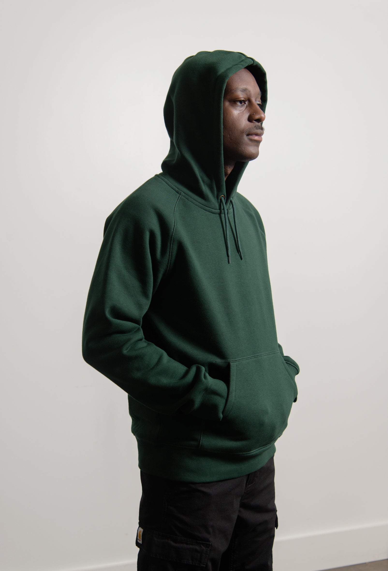 Chase Hoodie Bottle Green/Gold