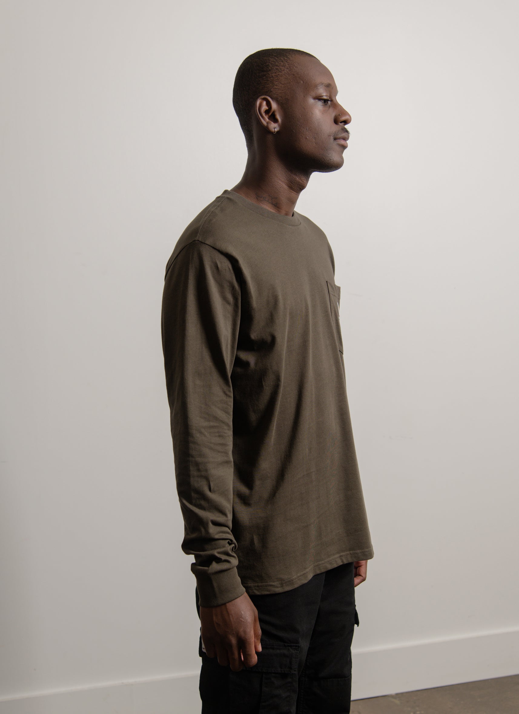 Long Sleeve Pocket Tee Cypress