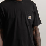 Short Sleeve Pocket Tee Black