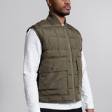 Rabbit Pocket Puffer Vest Olive