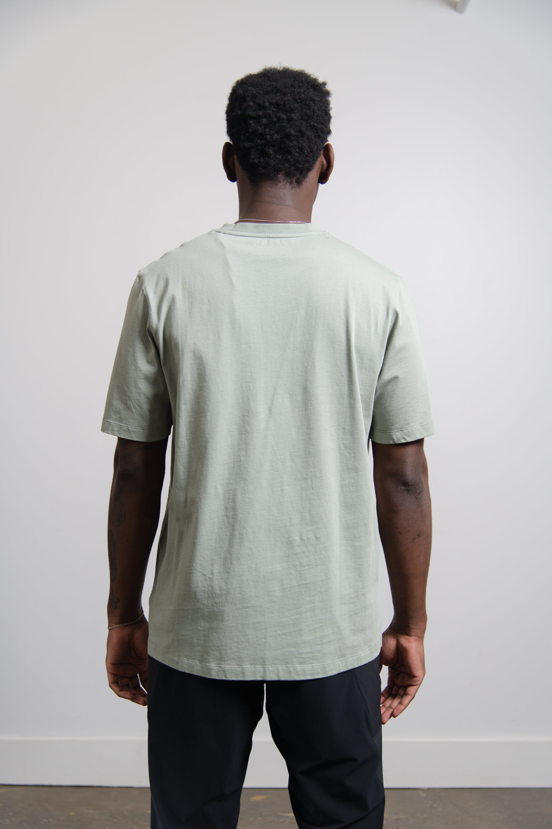 Logo Pocket Tee Cadet Green